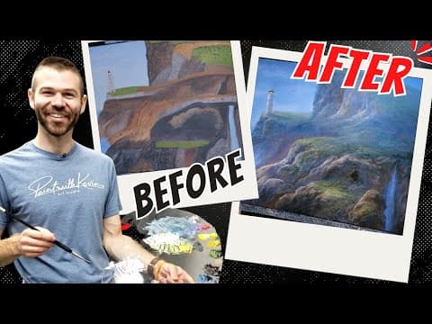 Fixing A Student's Painting... Again! Learn To Oil Paint