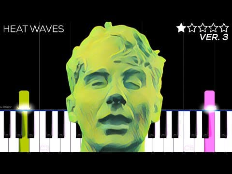 Glass Animals - Heat Waves | Easy Piano Tutorial