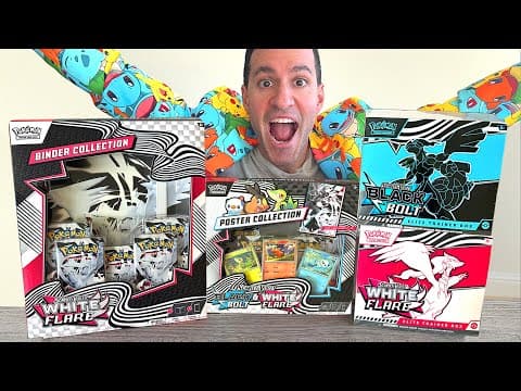 I Opened Every Pokemon Black Bolt And White Flare Product
