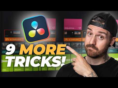 9 More Davinci Resolve Tricks You Didn’t Know You Needed!