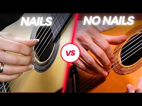 Nails Vs No Nails - Which Is Louder On Guitar?