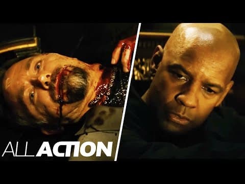Denzel Washington Wipes Out An Entire Room | The Equalizer (2014) | All Action