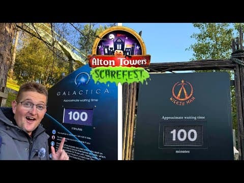 This Is The Busiest Day I've Seen At Alton Towers In A Long Time!