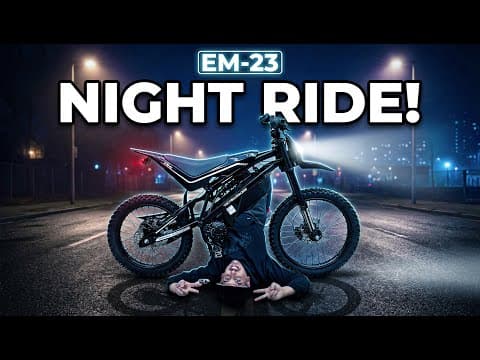 Alibaba Valtinsu Em23 E-bike Night Ride Pt.2