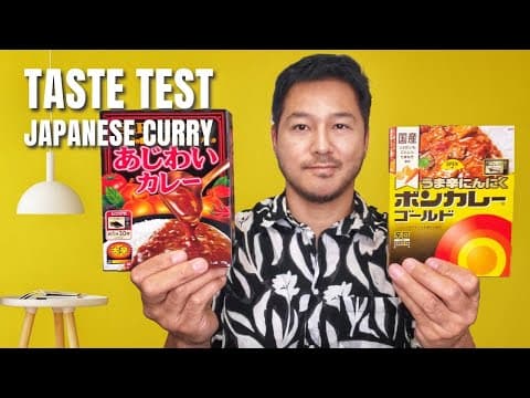 Japanese Curry Showdown: Which One Tastes Best?