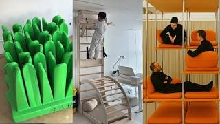 Innovative Small Apartment Designs Space - Saving Furniture & Smart Home Innovation