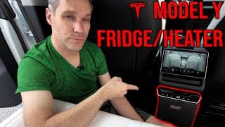 I Added A Fridge To My Model Y Juniper Backseat! 38% Off Blackfriday Sale!
