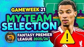 Sell Ekitiké? ⚠️ | My Fpl Gw21 Team Selection 🚨 | Fantasy Premier League Tips 2025/26