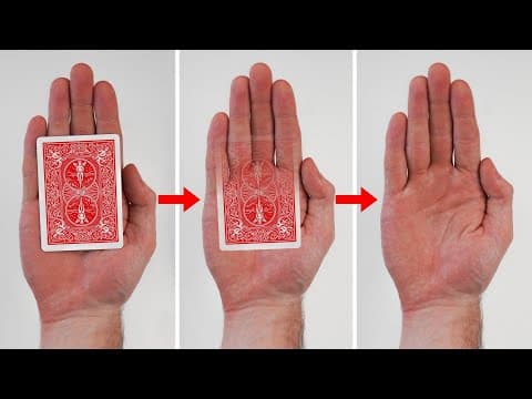 The Most Visual Card Vanish Ever | Revealed