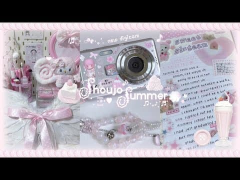 Shoujo Summer Diaries ⋆౨ৎ Digicam Deco, Cat Cafe, Photobooths, Shopping, Journal With Me
