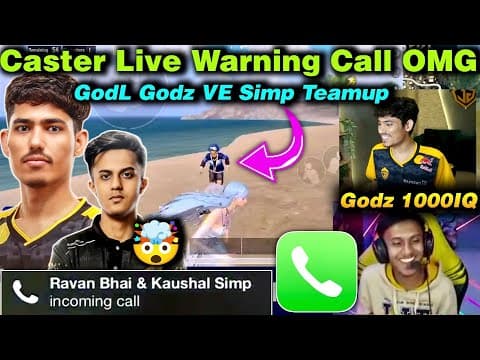 Godz Simp Live Got Warning From Redbull Casters 🤯godz Simp Teamup ? Godz Destroyed Simp In Seconds 🤣