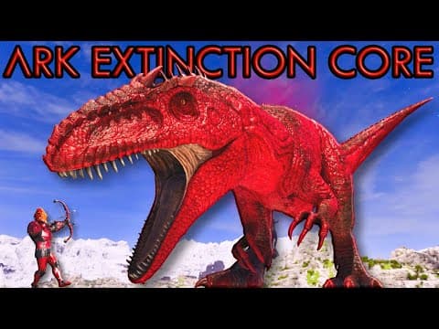 Taming Alpha Giganotosaurus & Tanjro Reaper Boss Battle! Ark Extinction Core Astros E24