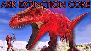 Taming Alpha Giganotosaurus & Tanjro Reaper Boss Battle! Ark Extinction Core Astros E24