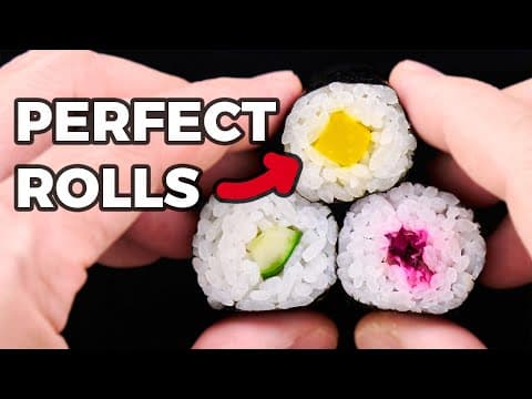 How To Make Hosomaki Sushi (oshinko Maki)