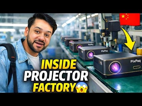Pixpaq Projectors Factory Tour 🇨🇳 | How Premium Projectors In Budget Are Made In China?
