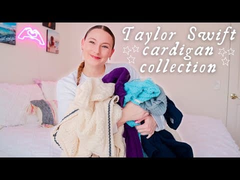 My Entire Taylor Swift Cardigan Collection⭐️ And How To Wash & Store Your Cardigans Correctly