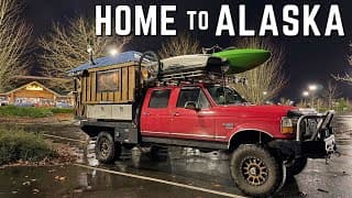 Bad News Driving My Old Ford Diesel Truck 5,000 Miles Home To Alaska