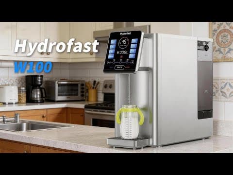 Stop Waiting For Your Kettle! 3s Instant Hot Water: Hydrofast W100 Smart Purifier Review