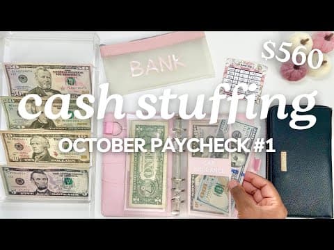 Cash Envelope Stuffing | October 2025 Paycheck #1 | Budget With Me | Monets Money