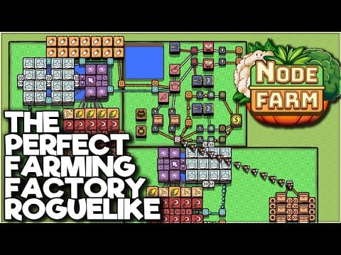 This Cozy Farming Automation Roguelike Ticks All The Boxes - Node Farm