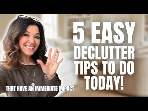 5 Things I'm Doing Right Now To Declutter For 2026
