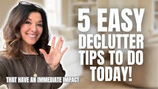 5 Things I'm Doing Right Now To Declutter For 2026
