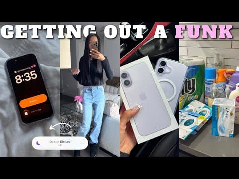 Getting Out A Funk 🧘🏽‍♀️ .. Living Alone Diaries | Reset Days + Nails + Balancing Life + Iphone 17
