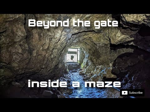 Abandoned Mine Dug In The Mountain Was Still Full Of Minerals