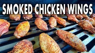 Smoked Chicken Wings On New Laser Cut Grill Grates