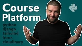 Python Tutorial: Build A Course Platform With Django, Htmx, Tailwindcss And Cloudinary.