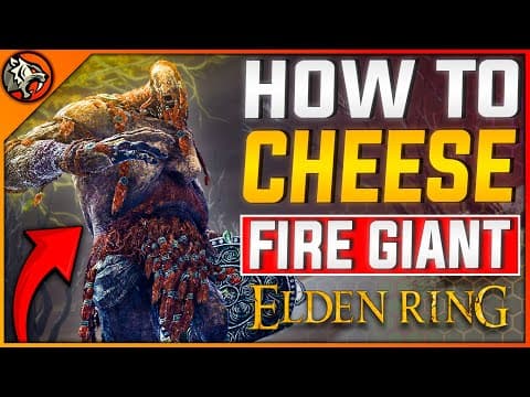 Elden Ring - How To Cheese Fire Giant After 1.12 Patch (2024) | Boss Fight Full Guide