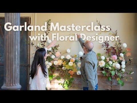 How To Decorate Your Mantel For Thanksgiving | Masterclass With A Floral Designer