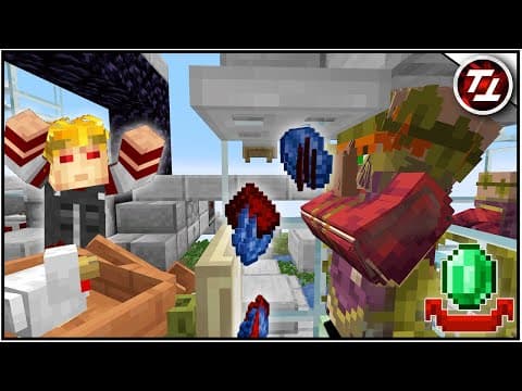 Automatic Hero Of The Village Farm! 8600 Redstone/hour! - Hermitcraft 10 #12