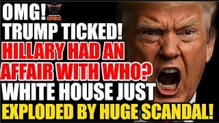 Omg! Trump Outraged! Hillary Had Affair With Who? White House Just Exploded By Major Scandal!
