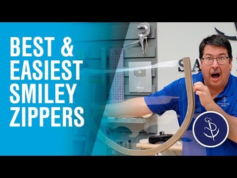 U-shaped/smile Face Window Zipper With Rain Flap