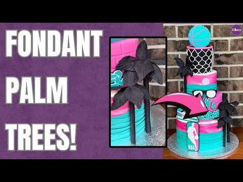 These Realistic Fondant Palm Trees Are Easy To Make!