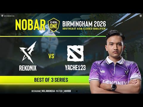 Rekonix Vs Yache123 - Elimination Match -esl One Birmingham Cq @anonimdt