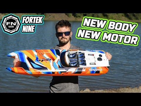 Traxxas M41 Boat Run With New Hull And Motor Swap