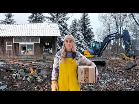 The Free Cabin: I Found Abandoned Cabin & I’m Building It Alone