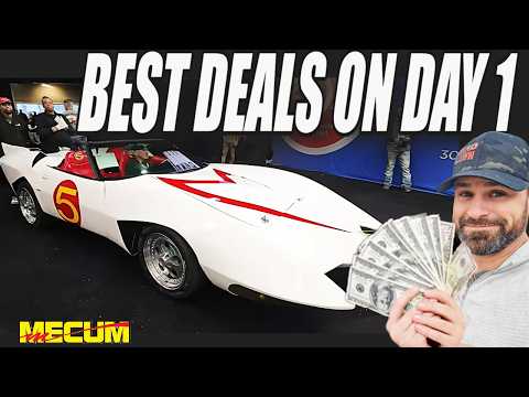Finding The Best Deals On Day 1 At The Mecum Auction  - Super Cars And Muscle Cars