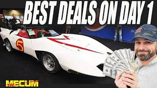 Finding The Best Deals On Day 1 At The Mecum Auction  - Super Cars And Muscle Cars