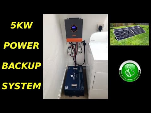 Good 5kw Lfp Emergency Power Backup System W/solar Array? (off Grid)