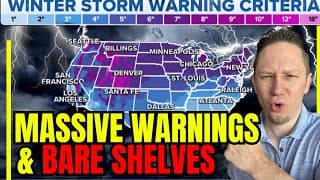 Historic Winter Storm Threatens 200+ Million People & Bare Shelves