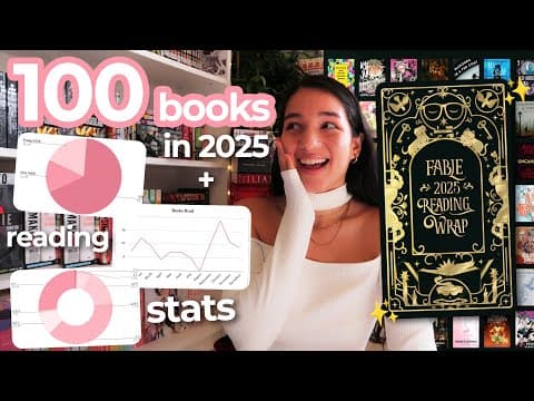 I Read 100 Books In 2025!! 📚✨ My 2025 Reading Wrap, Stats & The Worst Book Of The Year 😭