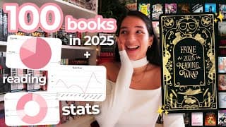 I Read 100 Books In 2025!! 📚✨ My 2025 Reading Wrap, Stats & The Worst Book Of The Year 😭