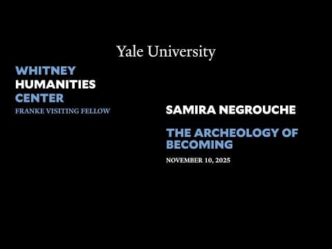 The Archeology Of Becoming