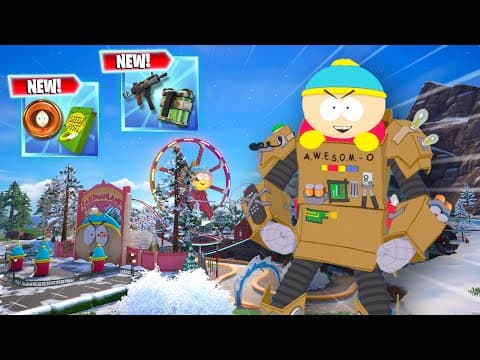The NEW South Park Fortnite Update is INSANE! (Cartmanland POI, Kenny's Respawn Token & More!)