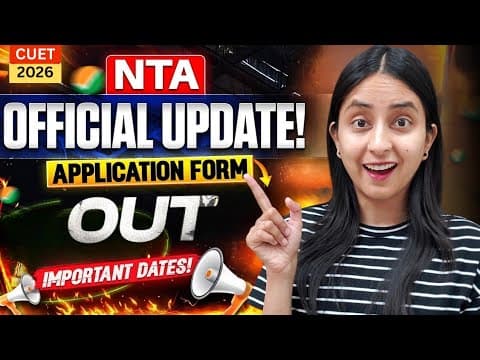 Nta Big Update🔥: Cuet Ug 2026 Application Forms Out🤯 #cuet #update #news #cuet2026