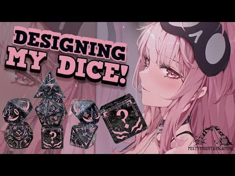 【dice Designing!】drawing Something Edgy For The Grim Reaper's Dice?! #calliolive #ad