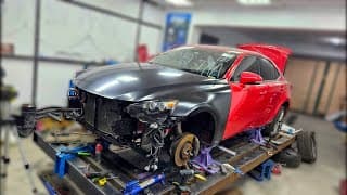 Lexus Is200t.  Сборка. Наборка.